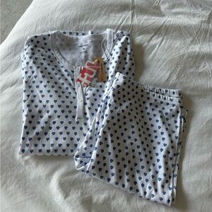 Roller Rabbit Blue Hearts Pajamas